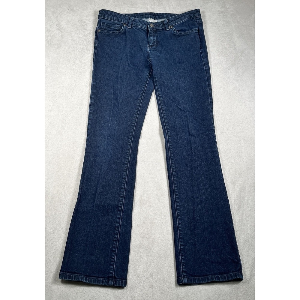 Patagonia Organic Cotton Boot Cut Jeans Women's 30x31 Dark Wash Blue Denim